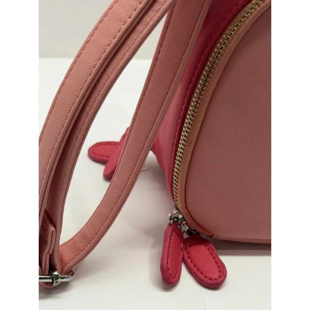 CAIUL Synthetic Leather Camera Case Pink w/ Strap for Fujifilm Instax Mini 75
